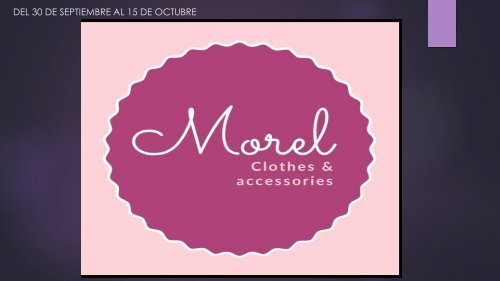 CATALOGO MOREL