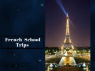 Book French School Trips – Perfect for Students  
