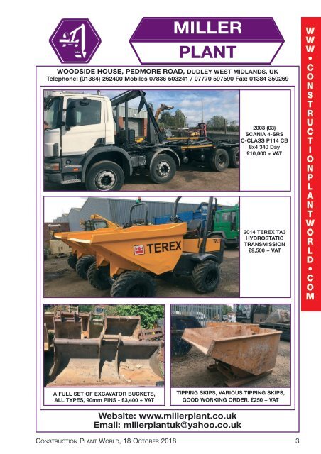 Construction Plant World 18th October 2018