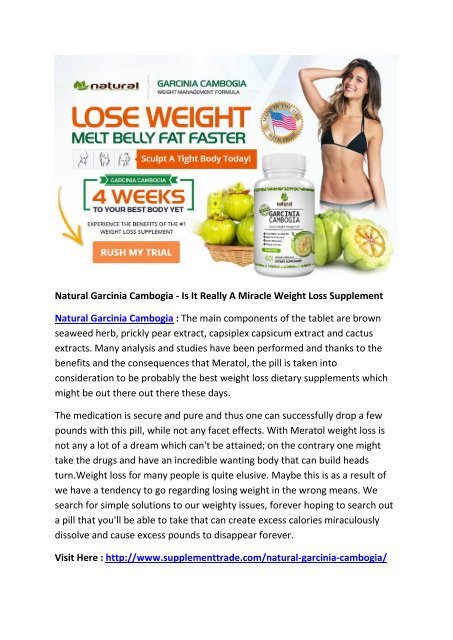 Garcinia cambogia 4 weeks Garcinia cambogia 4 weeks