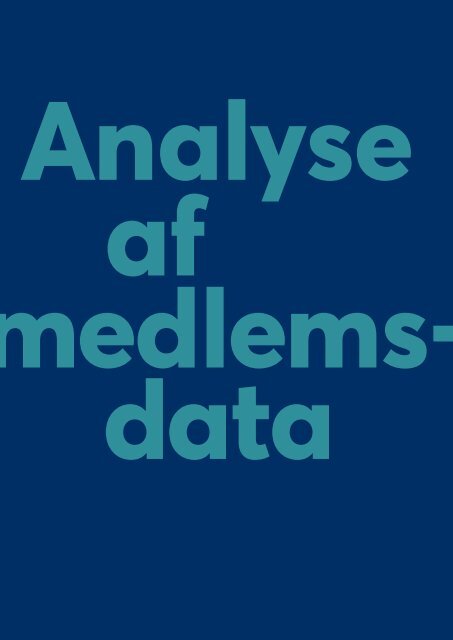 Analyse af medlemsdata (1)