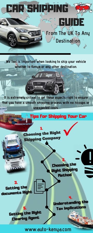 Choose The Right Shipping Company | Shipping a Car to Kenya