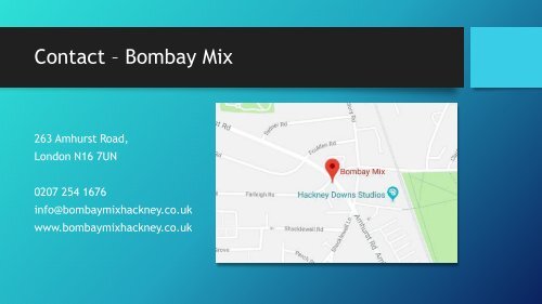 Bombay Mix | Indian Restaurant near Stoke Newington