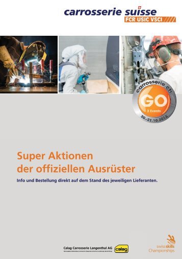 Aktion der offiziellen Ausrüster - Branchenevent 2018
