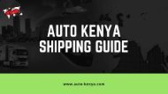 Car Import Guide to Kenya | Auto Kenya