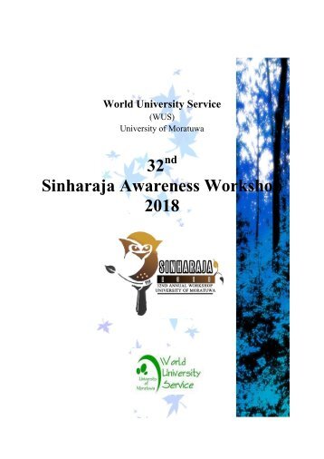 32nd SinharajaProposal2018t