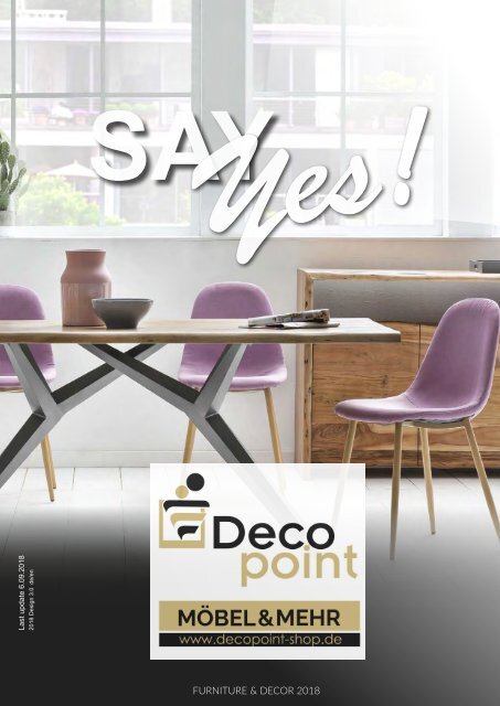 Decopoint Katalog Moebel + Mehr 2018