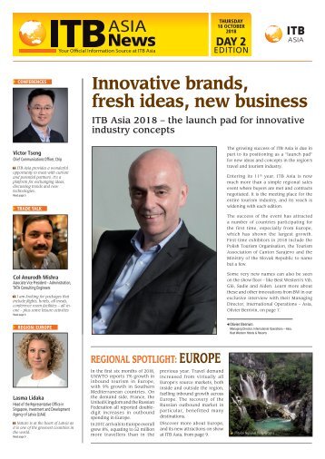 ITB Asia News 2018 - Day 2 Edition