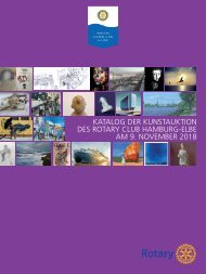 Rotary Club Hamburg-Elbe / Kunstkatalog 2018