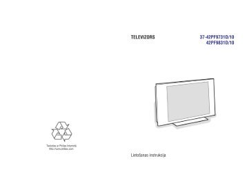 televizors 37-42pf9731d/10 42pf9831d/10 - Philips