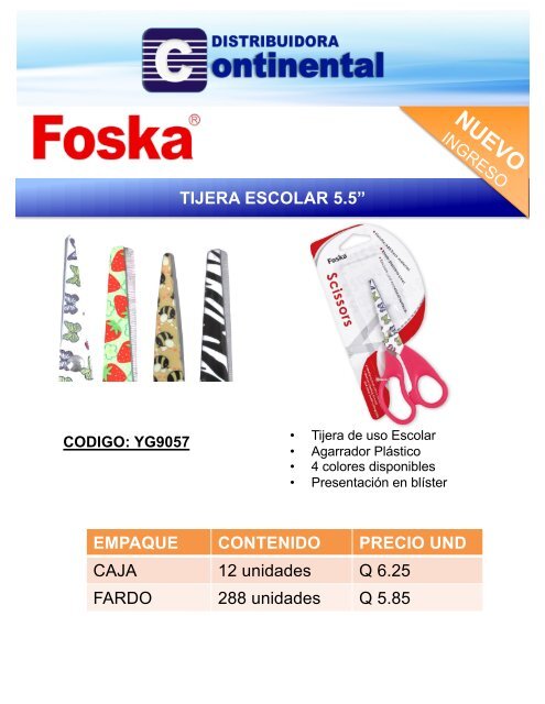 Catalogo GDC Escolar 