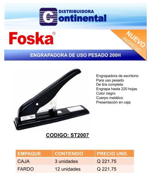 Catalogo GDC Oficina