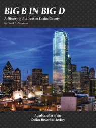 Big B in Big D: A History of Business in Dallas County