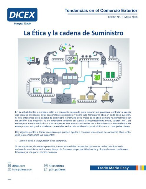 Boletines DICEX 2018.