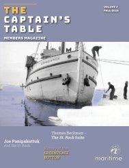 The Captain's Table - VMM Members Mag - Vol 2