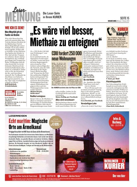 Berliner Kurier 17.10.2018