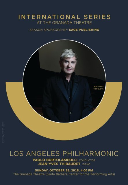 Los Angeles Philharmonic's Opening Night Gala: Mozart - The Early