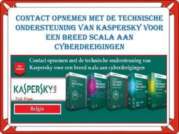 Contact opnemen met de technische ondersteuning van Kaspersky voor een breed scala aan cyberdreigingen