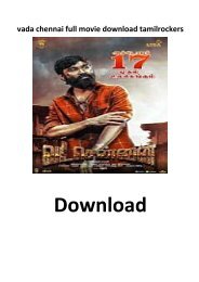 Vada Chennai Tamil movie download free tamilrockers
