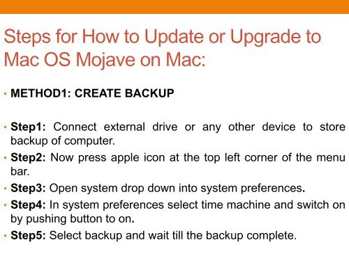 How to Update or Upgrade to macOS Mojave on Mac