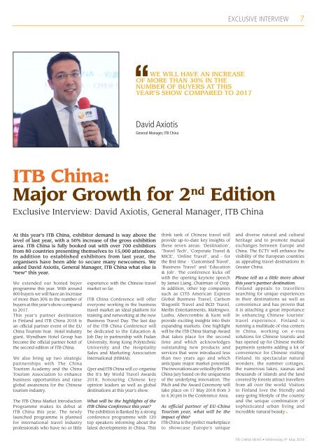 ITB China News 2018 - Preview Edition