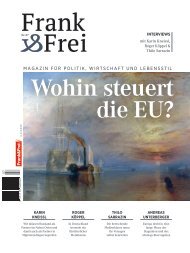 Leseprobe Magazin Frank&Frei 07/2018