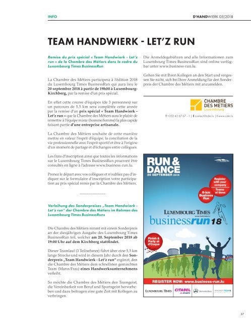 D'HANDWIERK 05/2018