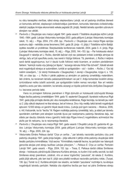 Latvijas Vēsturnieku komisijas raksti - 18.sējums "Holokausts Latvijā