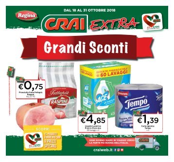 Crai Extra CZ dal 18 al 31 Ottobre