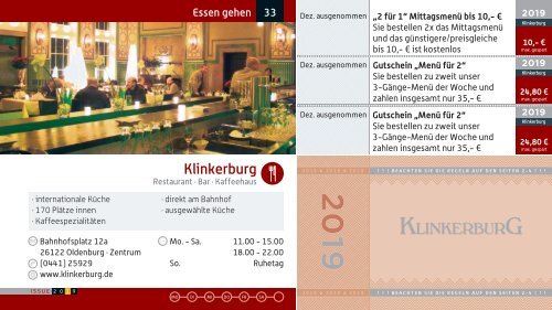 BAROMETER OLDENBURG | Limitierte Ausgabe 2019