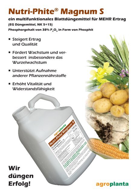 Nutri-Phite® Magnum S - AGRO PLUS