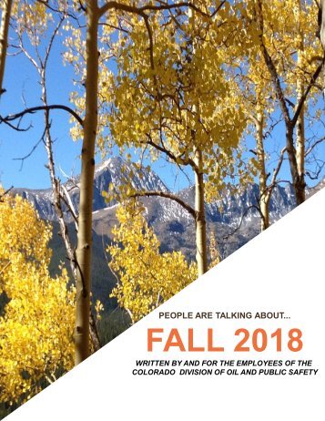 Fall 2018 Newsletter