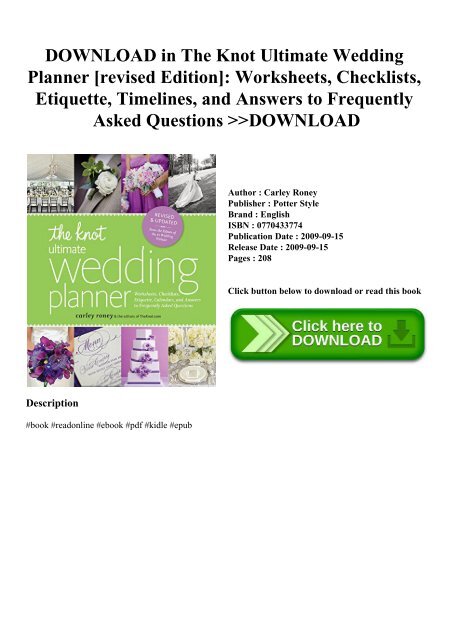 The knot wedding planner deals