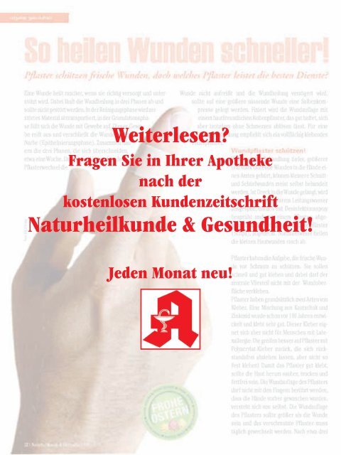 Leseprobe "Naturheilkunde & Gesundheit" November 2018