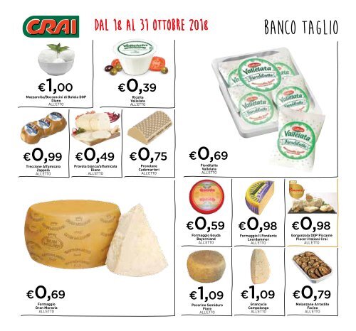 Volantino CRAI dal 18 al 31 Ottobre