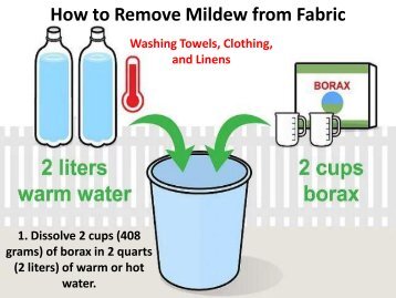 How to Remove Mildew from Fabric