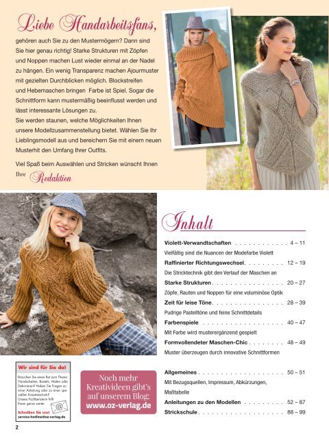 Musterpullis - Stricktrends Extra (SE040) Blick-ins-Heft