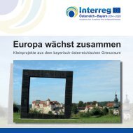Broschüre INTERREG Kleinprojekte Österreich-Bayern
