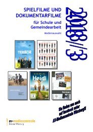 Spielfilme und Dokumentarfilme für Schule und Gemeindearbeit  - Ausgabe 2018-3 