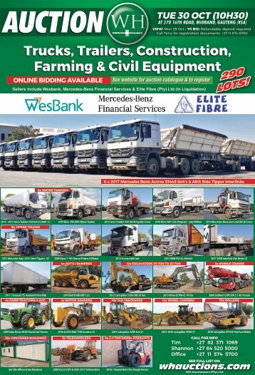 Zim Herald - WH Construction & Truck Auction Advert