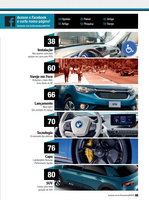 REVISTA AUTOMOTIVO - EDIÇÃO 133 - OUTUBRO DE 2018