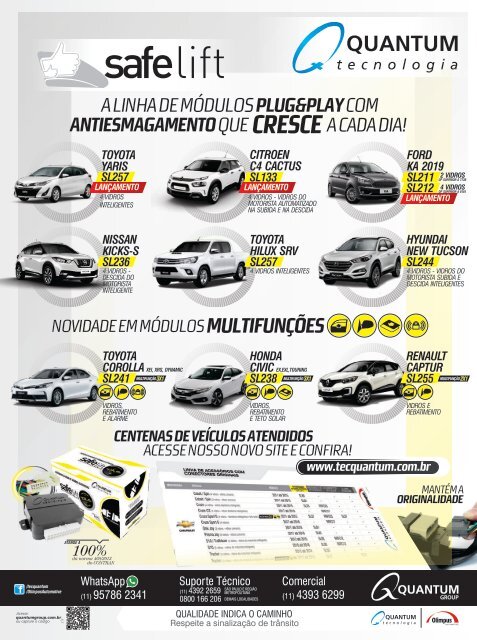 REVISTA AUTOMOTIVO - EDIÇÃO 133 - OUTUBRO DE 2018