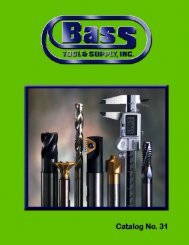 BASS CATALOG - bass tool & supply, inc.