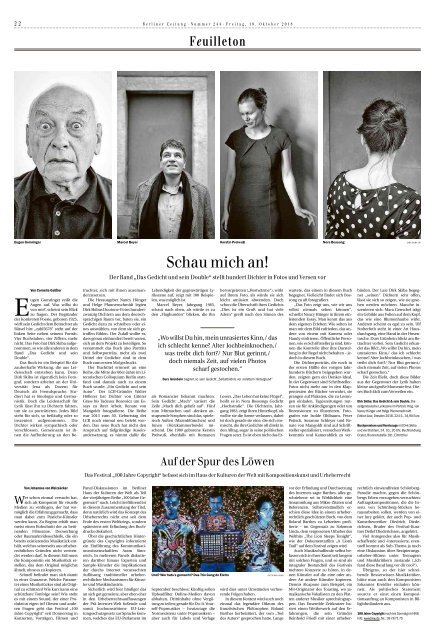 Berliner Zeitung 19.10.2018