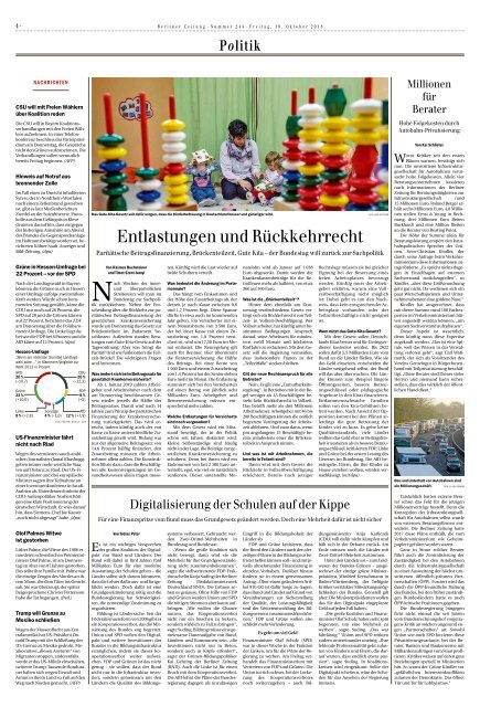 Berliner Zeitung 19.10.2018