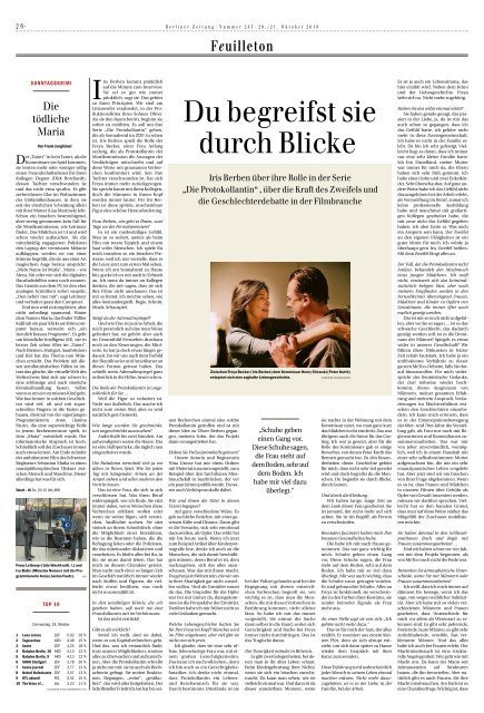 Berliner Zeitung 20.10.2018