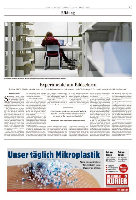 Berliner Zeitung 20.10.2018