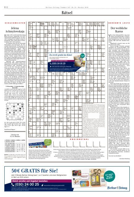 Berliner Zeitung 20.10.2018