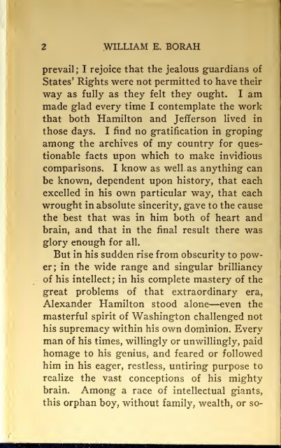 AMERICAN PROBLEMS by WILLIAM E.BORAH 1924