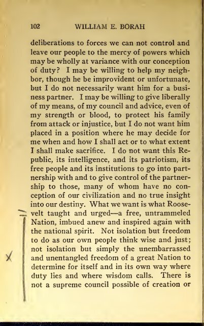 AMERICAN PROBLEMS by WILLIAM E.BORAH 1924